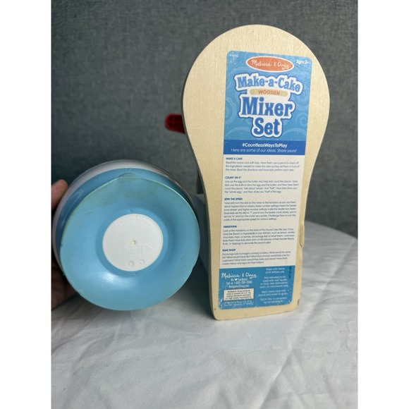 Melissa & Doug MAKE-A-CAKE Mixer BAKING Play Set Pretend Kitchen MIXER ONLY - Picture 6 of 7